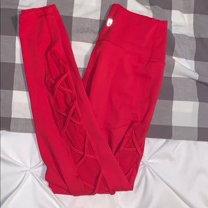 Buffbunny Red Leggings